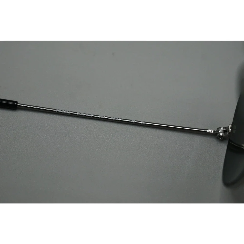 Ray-Ban Cockpit RB3362 Gunmetal Silver G-15 Green Lens Aviator Sunglasses‎ 59